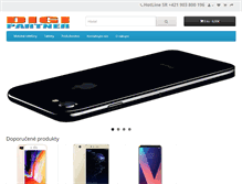 Tablet Screenshot of digipartner.sk